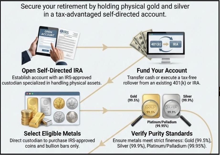 how does a precious metals ira work?