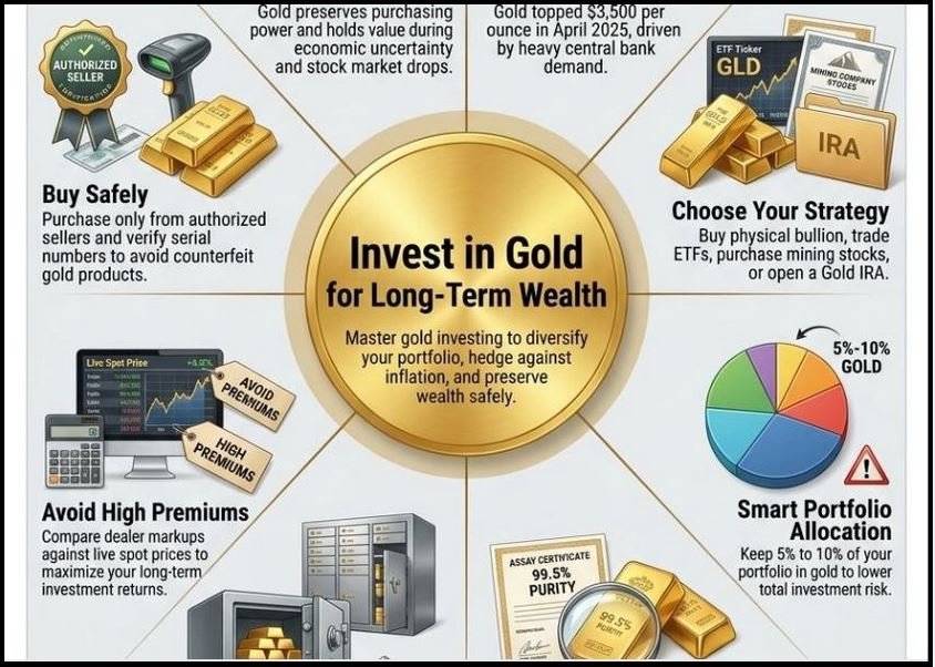how to invest in gold for long term wealth