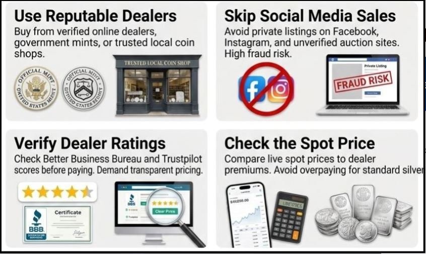 where to buy silver safely