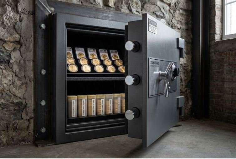 how to store gold coins securely