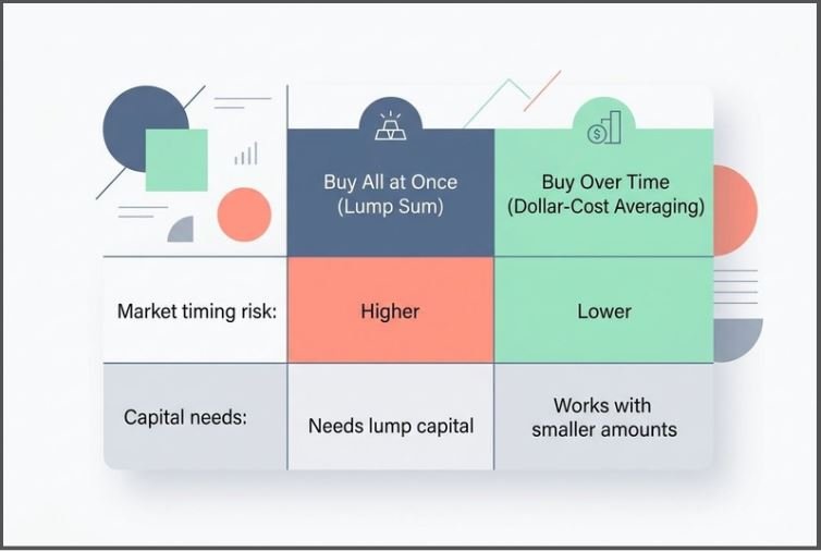 should you buy gold all at once or over time